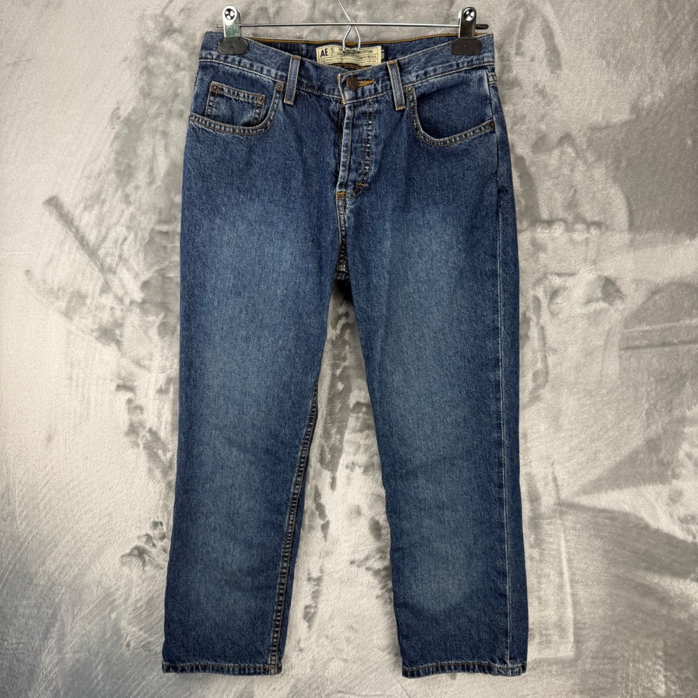 American Eagle Outfitters Kids Size 4 Medium Wash Denim Jeans 100% Cotton 7434